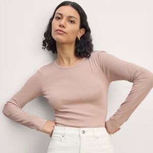 A NEW DAY LONG SLEEVE RIBBED TEE NWOT